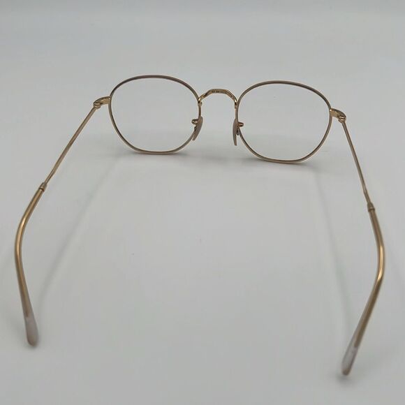 RAYBAN GOLD WIRE ROUND METAL OPTIC EYE GLASSES - Picture 4 of 12